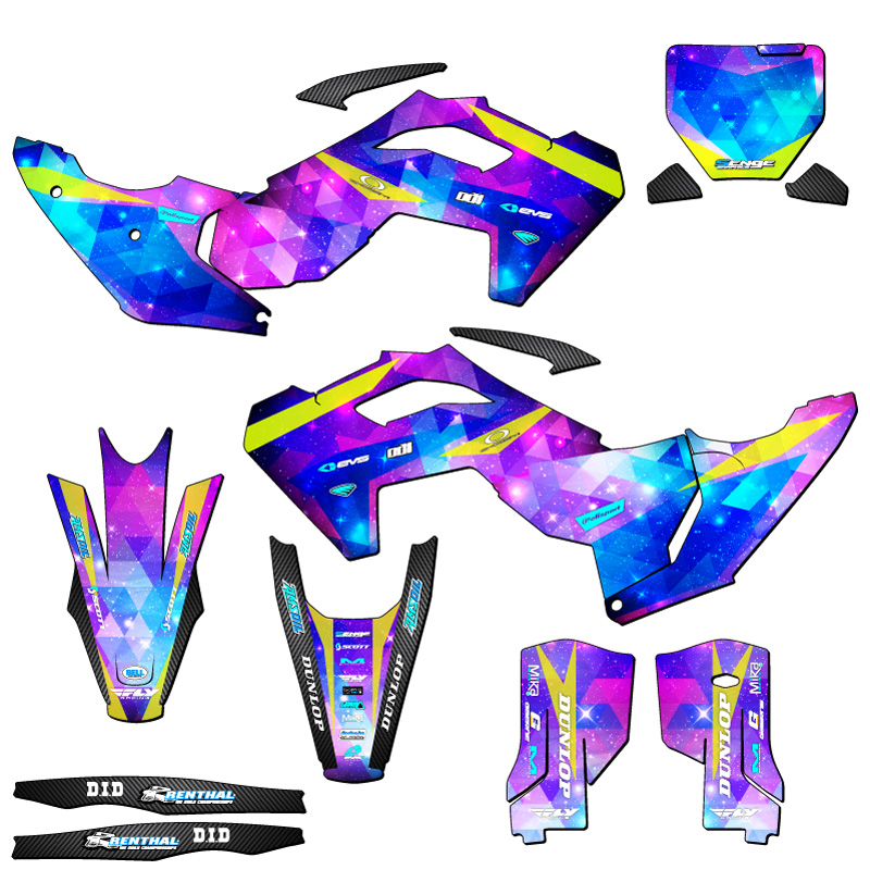 2023-2025 FC SPACE KADET Galaxy Senge Graphics Kit Compatible with Husqvarna - Picture 5 of 10