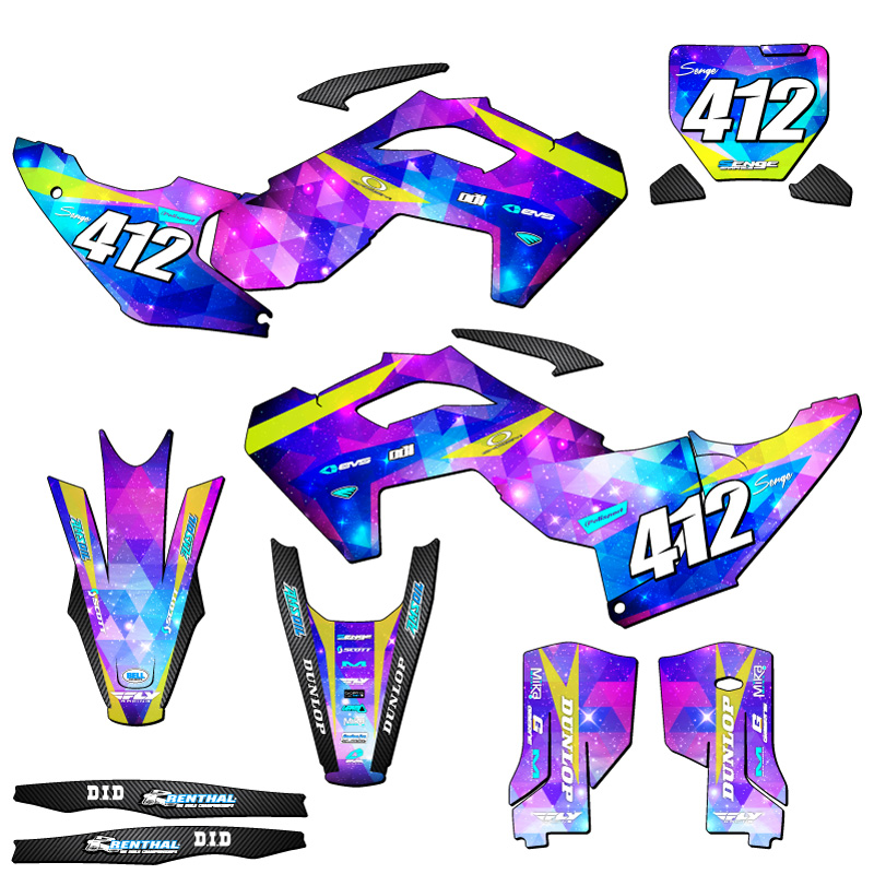 2023-2025 FC SPACE KADET Galaxy Senge Graphics Kit Compatible with Husqvarna - Picture 8 of 10
