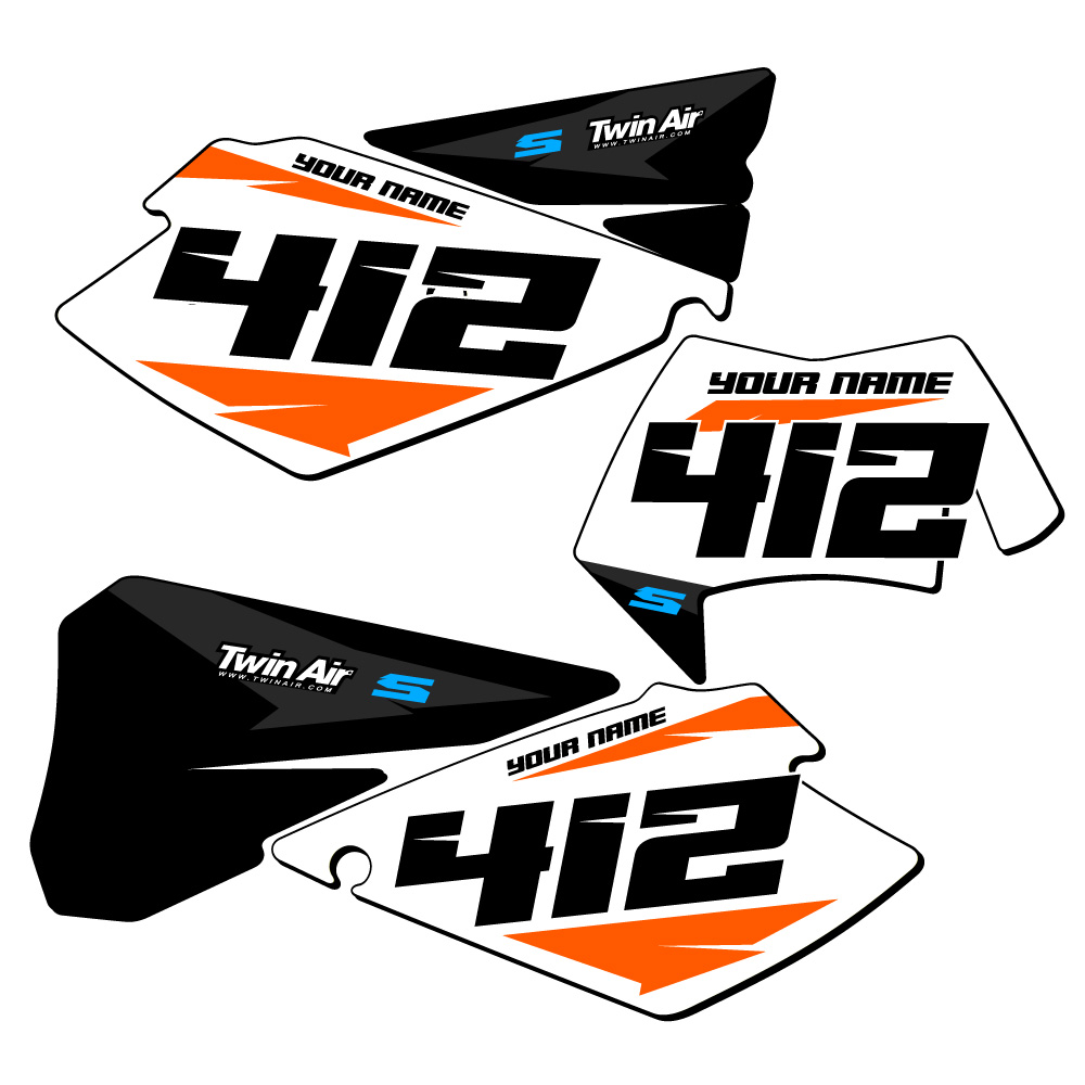 EXC-F SG64 Custom MX Number Plates Senge Graphics Kit Compatible with KTM - Picture 8 of 25