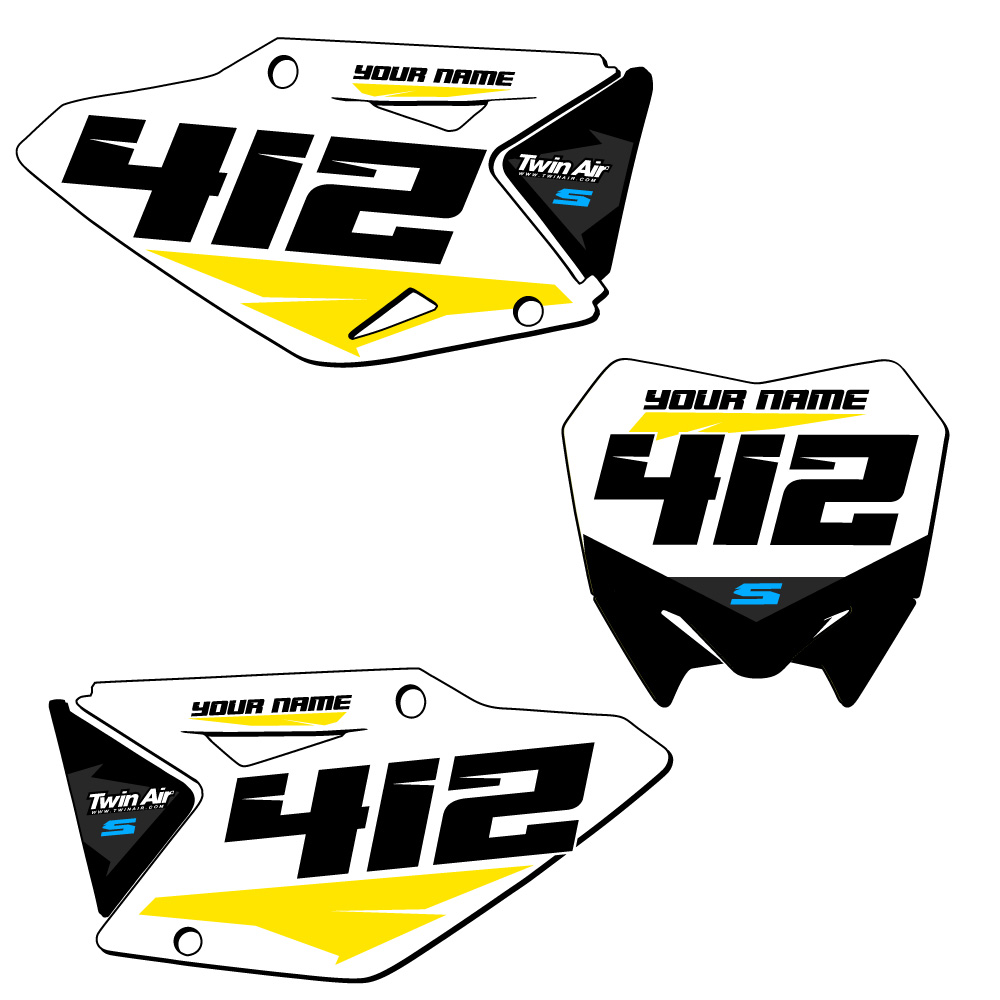 Kit de gráficos Senge RMZ 450 SG64 personalizado con Suzuki - Imagen 8 de 13