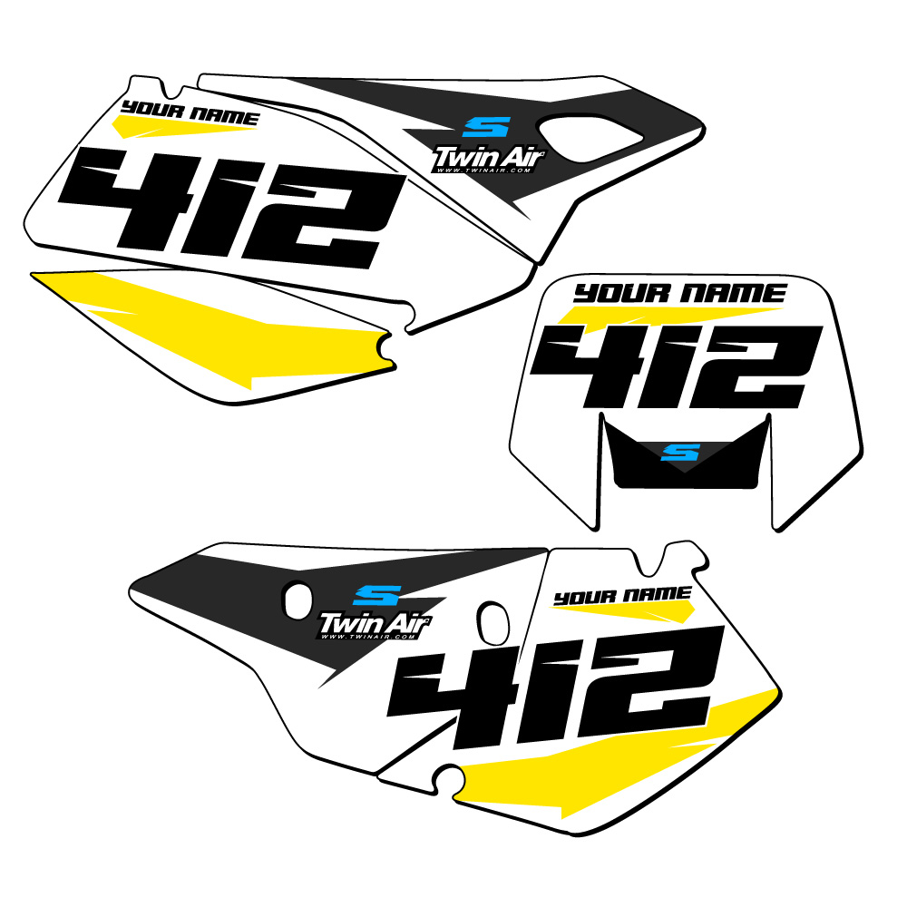 Kit de gráficos Senge DRZ 400 SG64 personalizado con Suzuki - Imagen 2 de 7