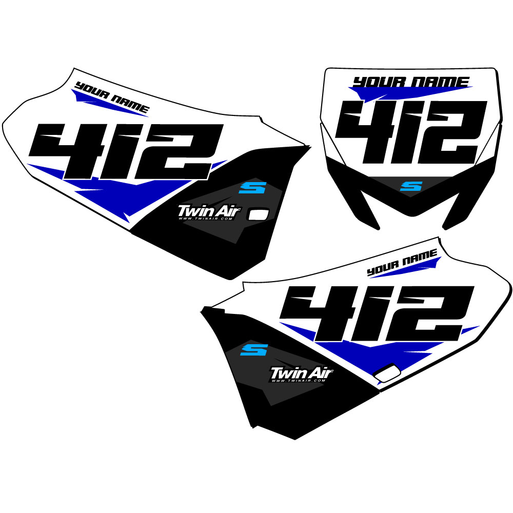 Kit de Gráficos Senge YZ 85 SG64 Personalizado Placas Número MX Compatible con Yamaha - Imagen 11 de 13