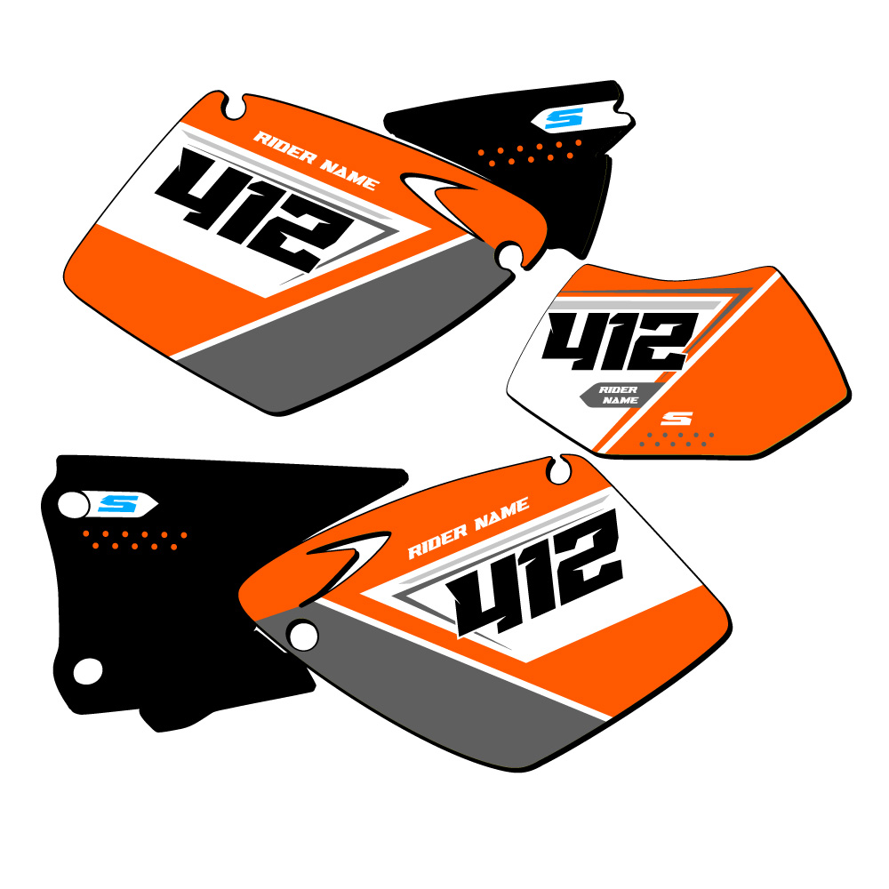 EXC SG65 Custom MX Number Plates Senge Graphics Kit Compatible with KTM - Picture 8 of 37