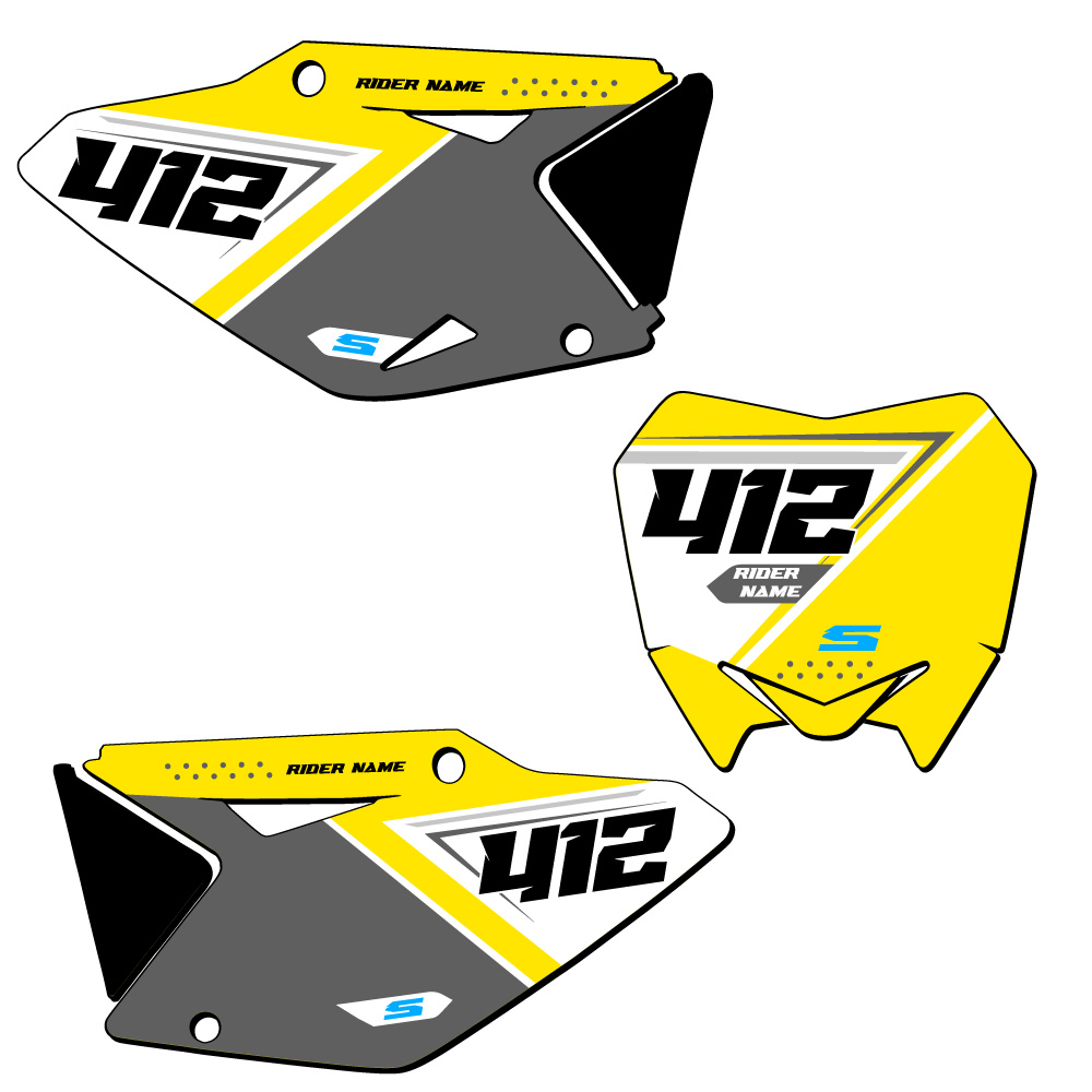 Kit de gráficos Senge RMZ 450 SG65 personalizado con Suzuki - Imagen 8 de 13