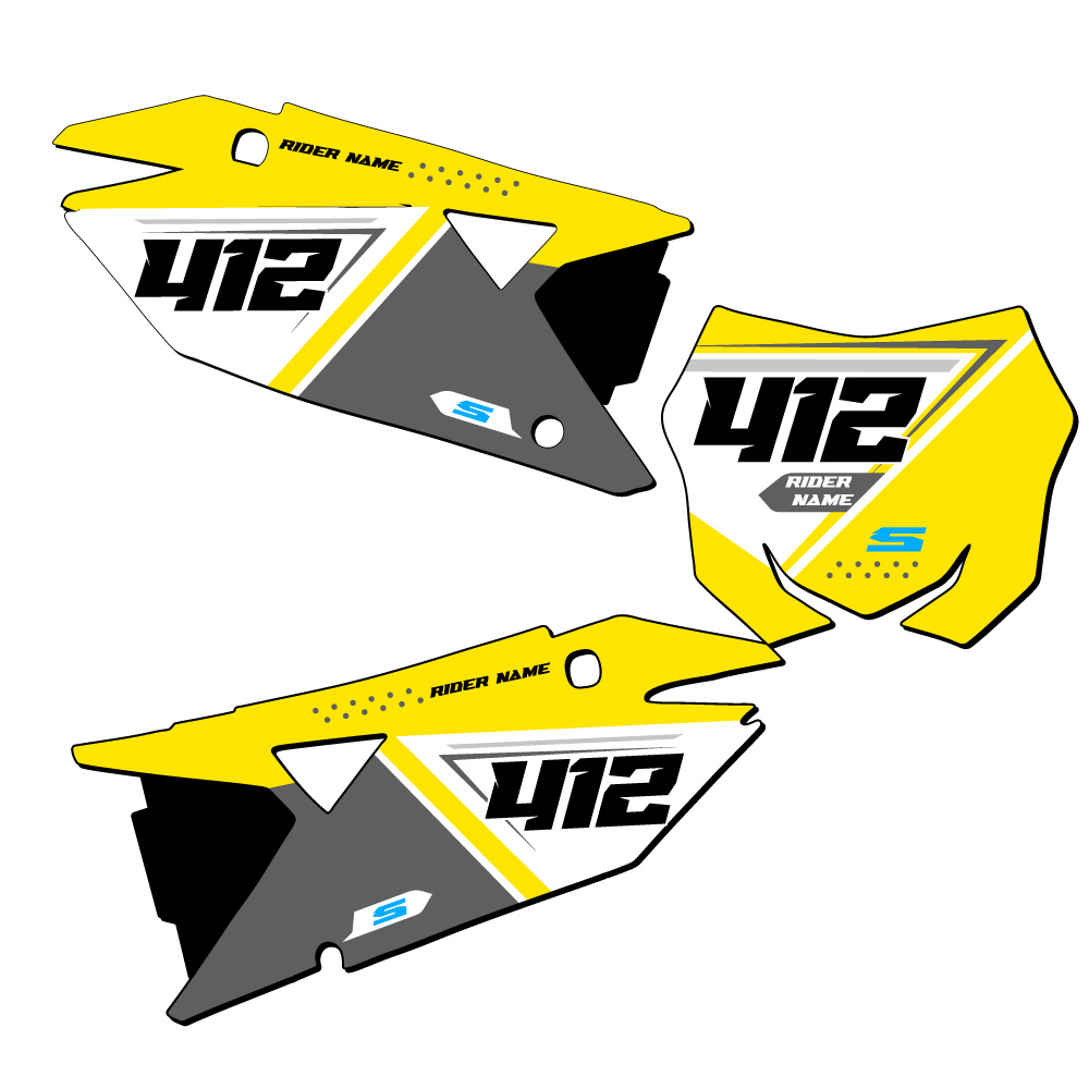 Kit de gráficos Senge RMZ 450 SG65 personalizado con Suzuki - Imagen 11 de 13
