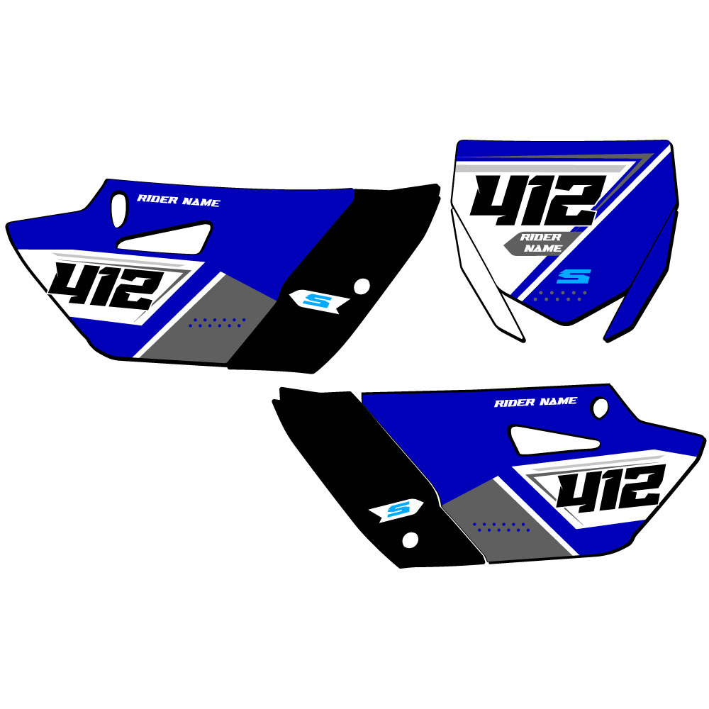 Kit de gráficos Senge con placas numéricas YZ 85 SG65 personalizadas compatible con Yamaha - Imagen 5 de 13