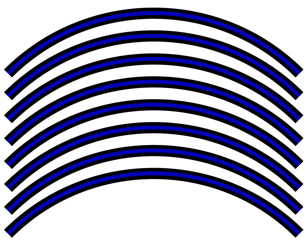 PIN STRIPE RIM PROTECTOR DECALS Senge Graphics - Picture 9 of 122