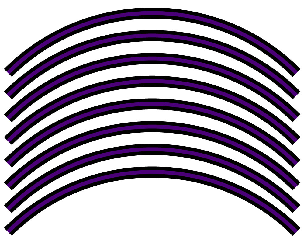 PIN STRIPE RIM PROTECTOR DECALS Senge Graphics - Picture 60 of 122