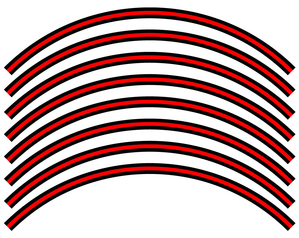 PIN STRIPE RIM PROTECTOR DECALS Senge Graphics - Picture 73 of 122