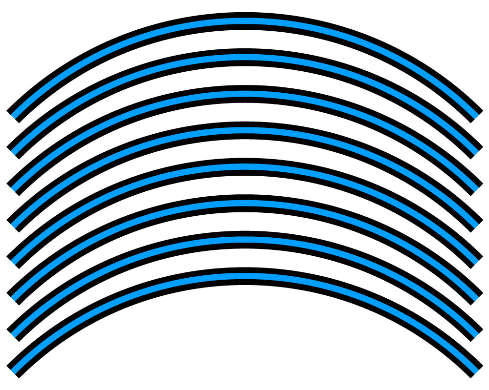 PIN STRIPE RIM PROTECTOR DECALS Senge Graphics - Picture 83 of 122