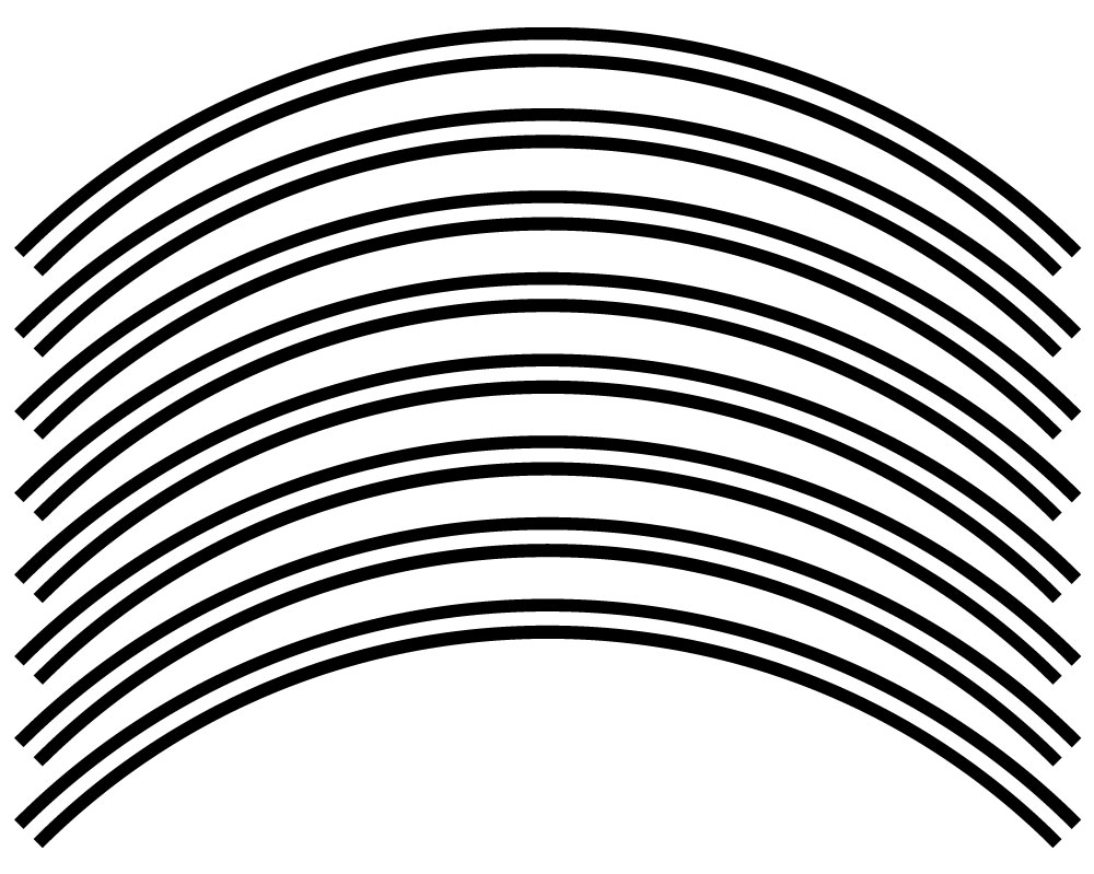 PIN STRIPE RIM PROTECTOR DECALS Senge Graphics - Picture 105 of 122