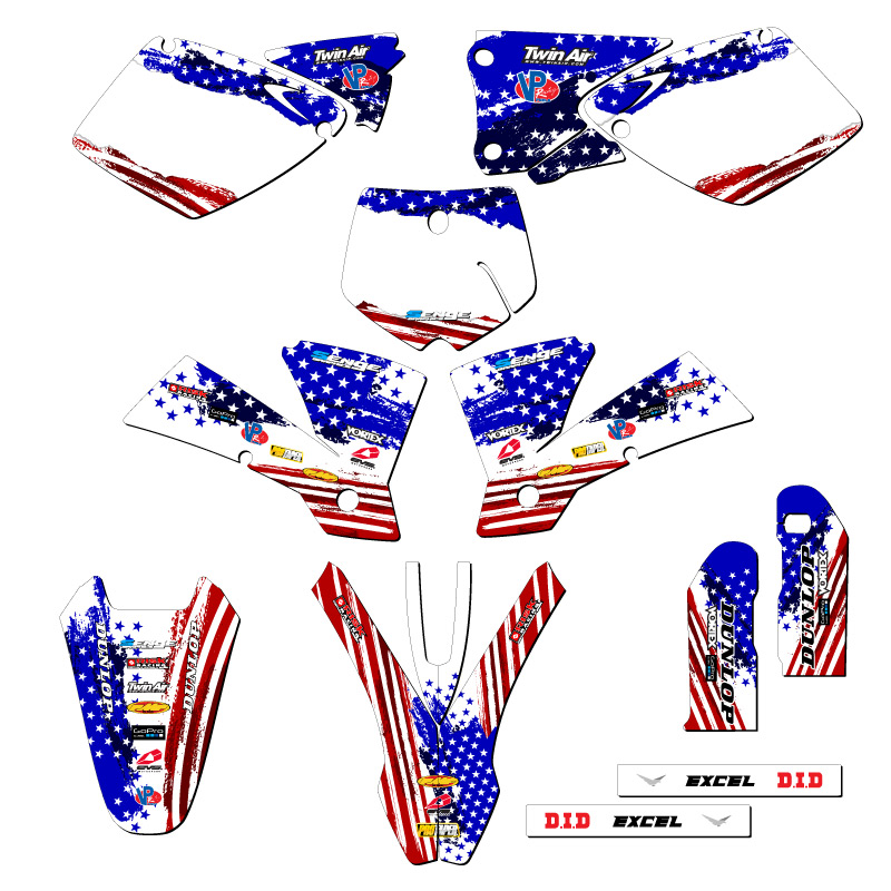2002 SX MERICA Usa Senge Graphics Kit Compatible with KTM - Picture 5 of 10