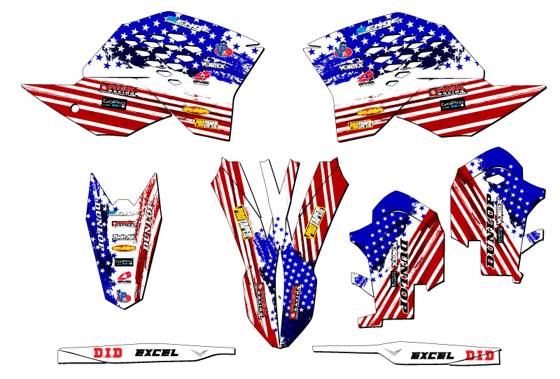 2007-2010 SX MERICA Usa Senge Graphics Kit Compatible with KTM - Picture 2 of 10