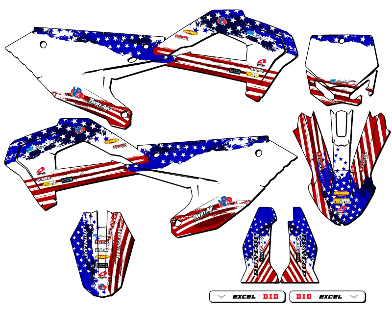 2022 CX 65 MERICA Usa Senge Graphics Kit Compatible with Cobra - Picture 5 of 10