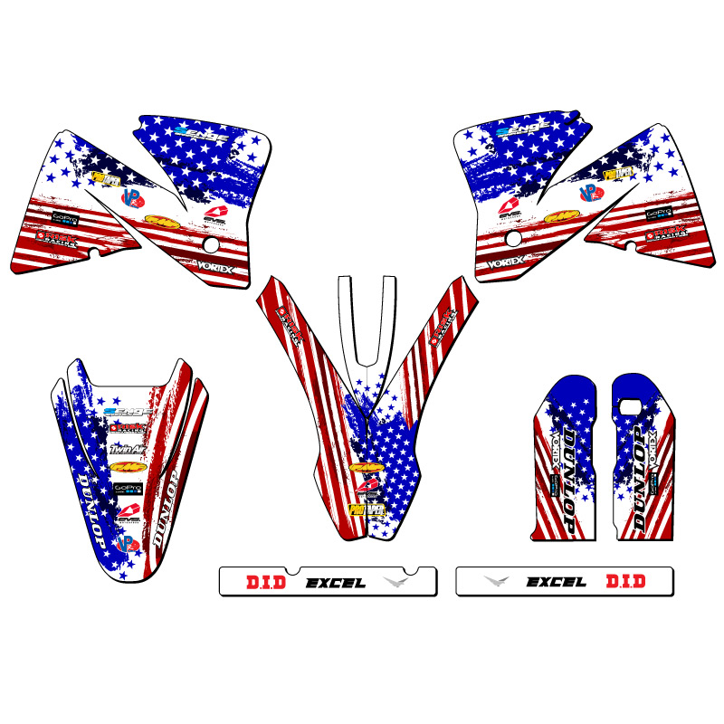 2001-2002 EXC MERICA Usa Senge Graphics Kit Compatible with KTM - Picture 2 of 10