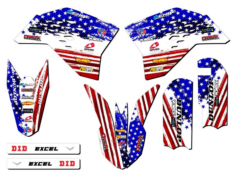 SX 50 MERICA 2009-2015 EE. UU. Senge Graphics Kit compatible con KTM - Imagen 2 de 10