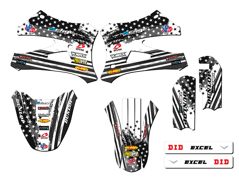Kit de Gráficos 10-20 KING/FWE CX 50 MERICA Gris Senge Compatible con Cobra - Imagen 2 de 10