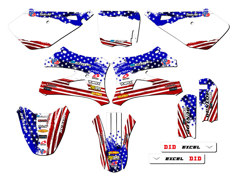 Kit de Gráficos 10-20 KING/FWE CX 50 MERICA USA Senge Compatible con Cobra - Imagen 5 de 10