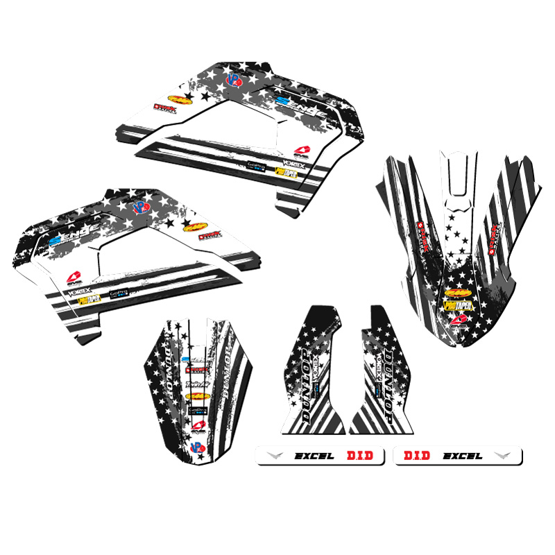 21-22 SRX CX 50 MERICA Grey Senge Graphics Kit Compatible with Cobra - Picture 2 of 10