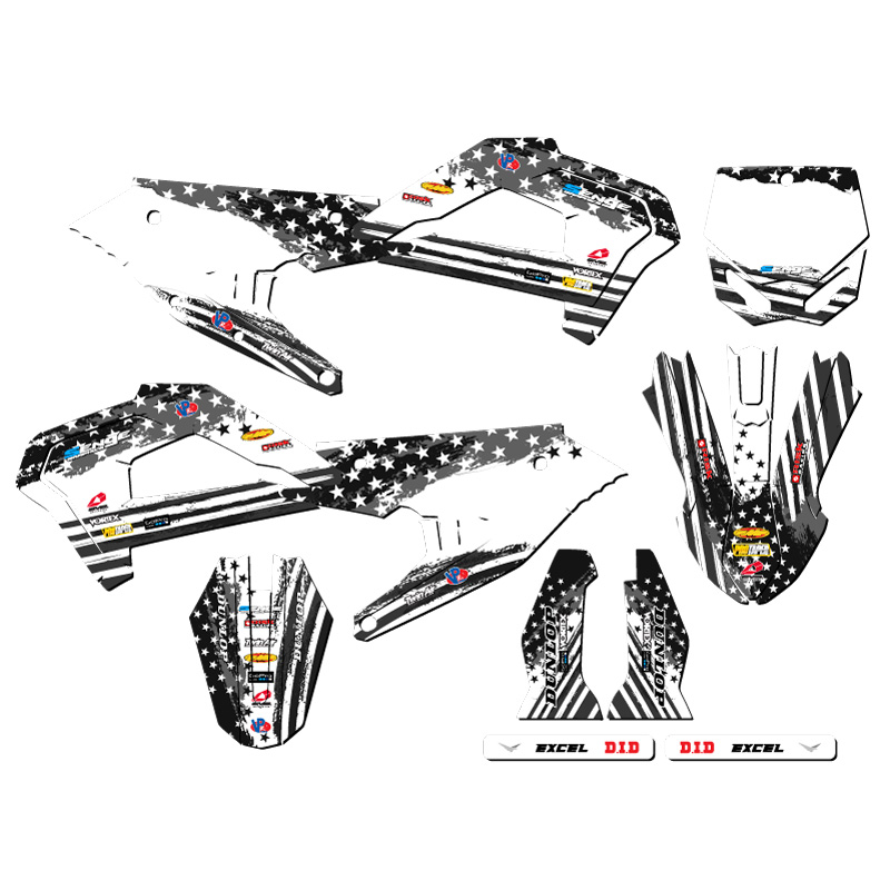 21-22 SRX CX 50 MERICA Grey Senge Graphics Kit Compatible with Cobra - Picture 5 of 10