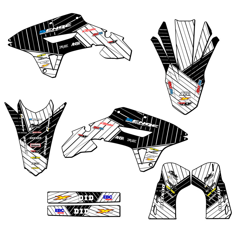 CRF 250 RX RACE SERIES 2022-2024 Kit Gráficos Senge Blanco Compatible con Honda - Imagen 2 de 10