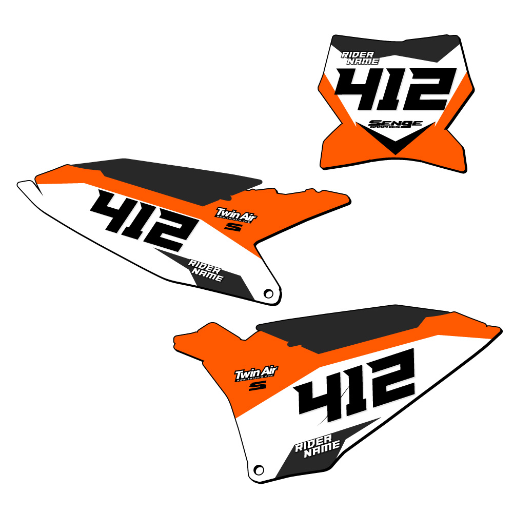 SX 85 SG63 Custom MX Number Plates Senge Graphics Kit Compatible with KTM - Bild 17 von 19