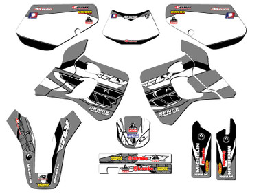 Kawasaki KDX 250 Dirt Bike Graphics Kit - 13 FLY | SENGE GRAPHICS INC
