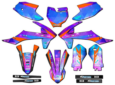 KTM SX-E3 Dirt Bike Graphics Kit - SPACE KADET | SENGE GRAPHICS INC