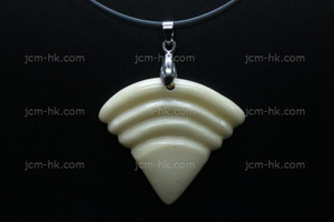 38x35mm Buffalo Bone Carved Designer Bead Pendant [z5006]