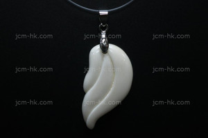 22x40mm Buffalo Bone Carved Designer Bead Pendant [z5044]