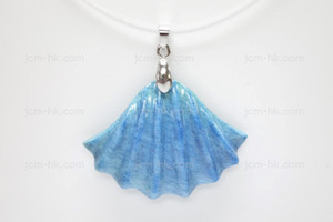 45x35mm Buffalo Bone Designer Bead Pendant, Natural Dyed [z5223]