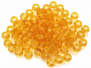 Seed Bead 3mm 8/o 400pcs, Transparent Topaz [g2-3]