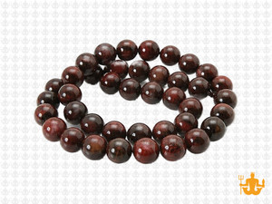 8mm Poppy Jasper Round Beads 15.5" natural [8b22]