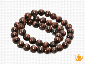 8mm Red Tiger Eye Round Beads 15.5" natural [8d6]