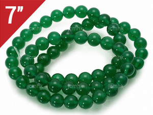 6mm Green Agate Round Loose Beads About 7" natural [i6f13]