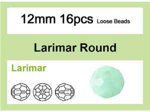 12mm Green Opal Crystal Faceted Round Loose Beads 16pcs. [iuc10b3]