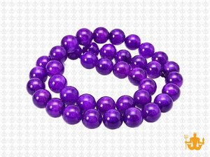 8mm Purple Agate Round Beads 15.5" dyed [8f14]