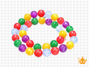 8mm Mix Jade Round Beads 15.5" dyed [8x3]