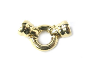 14K Gold Plated 42mm 5-8 Row Clasp [y324b]