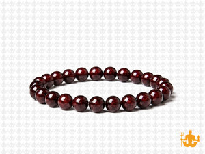 6mm Poppy Jasper Elastic Bracelet 7.5" natural [b2b22]