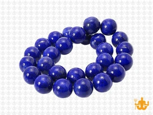 10mm Lapis Lazuli Round Beads 15.5" dyed [10m3]