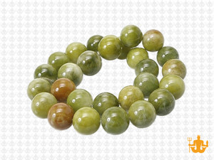 10mm Nephrite Jade Round Beads 15.5" natural [10a18]