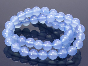 10mm Chalcedony Round Beads 15.5" synthetic [10a65]