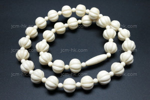10x12mm Buffalo Bone Necklace 18" [z7749]