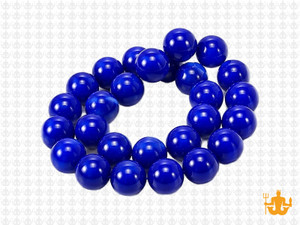 10mm Lapis Jade Round Beads 15.5" dyed [10b74]