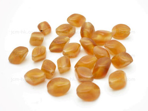 8x14mm Amber Horn Faceted Beads 33pcs. [z2052]