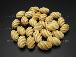8x12mm Buffalo Bone Rope Oval Beads Antique Color 20pcs. [z2160]
