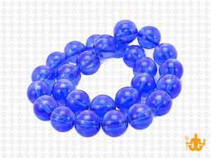 10mm Blue Quartz Round Beads 15.5" synthetic [10a36]