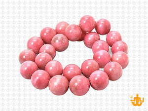 10mm Pink Rhodonite Round Beads 15.5" natural [10r15]