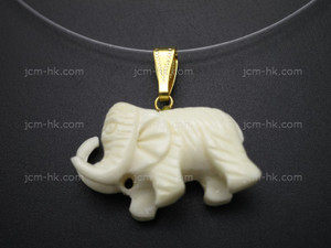 26x18mm Buffalo Bone Designer Bead Pendant [z5579]